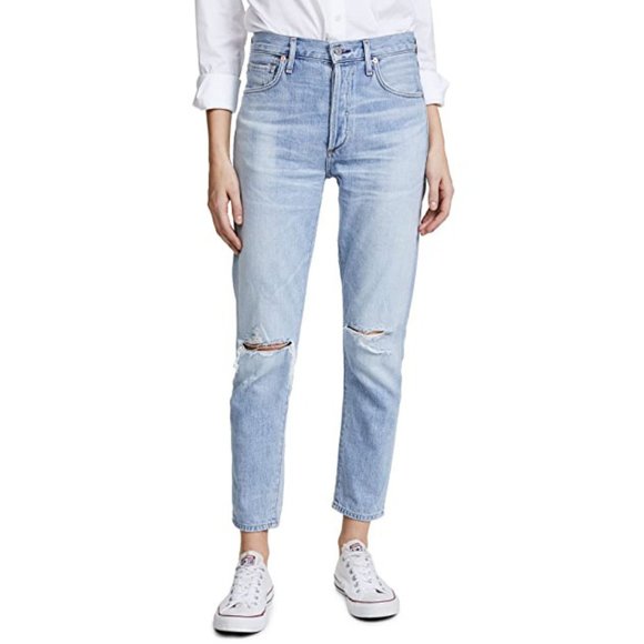 Citizens of Humanity Liya High Rise Denim Jeans - Picture 1 of 11